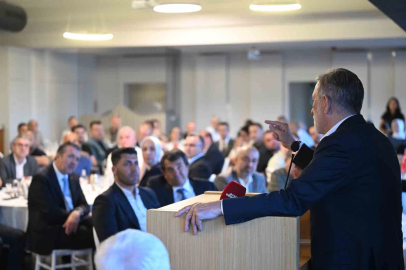 BTSO Başkanı İbrahim Burkay Demirtaş’taki firma sahipleriyle buluştu
