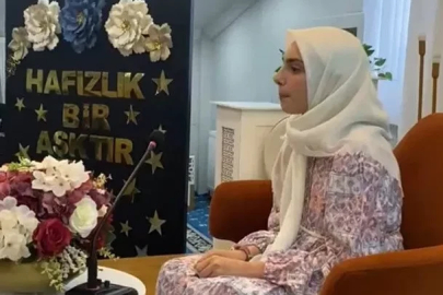 1 yılda hafız oldu, 30 cüzü bir günde ezberden okuyarak hatim etti
