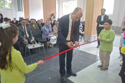 Hisarcık Güldüren İlkokulu ana sınıfında yıl sonu sergisi

