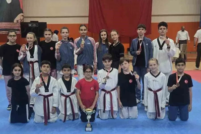 Bilecikli tekvandoculardan madalya yağmuru
