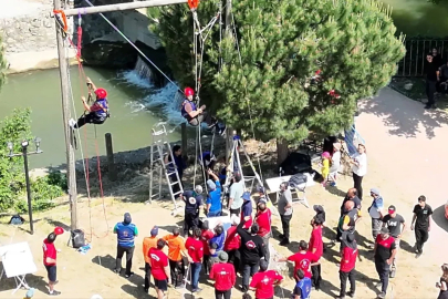 Afet kahramanları eğitim kampında buluştu
