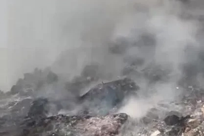 Çöp döküm alanındaki yangın ormana sıçradı
