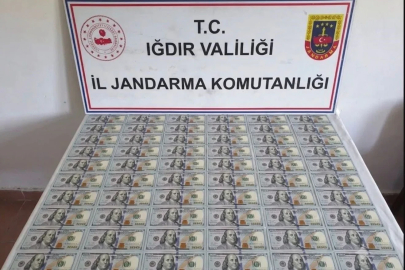 Iğdır’da 10 bin dolar değerinde sahte banknot ele geçirildi
