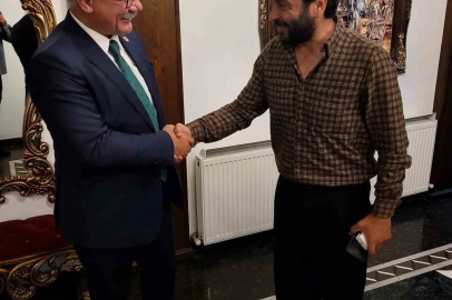 Başkan Arslan’dan "Çırak" dizisi setine ziyaret
