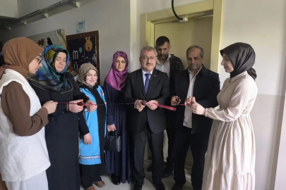 Öğrenciler istedi, okul mescidi yenilendi

