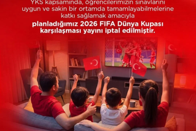 Samsun’da milli maç gösterimine YKS arası
