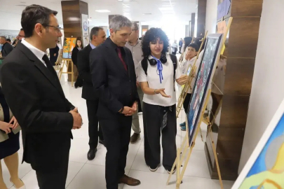 Bayburt BİLSEM öğrencilerinden yıl sonu sergisi
