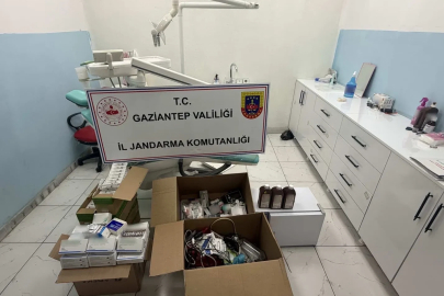 Gaziantep’te ruhsatsız diş kliniğine jandarma operasyonu: 2 sahte doktor yakalandı
