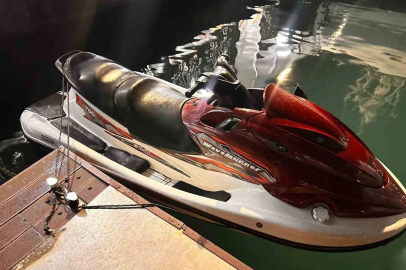 Jet-ski ile kaçtı, Milli Park’ta yakalandı
