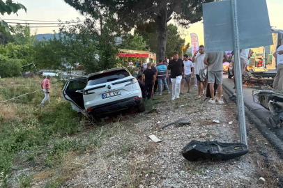 Marmaris-Datça yolunda kaza: 1 yaralı
