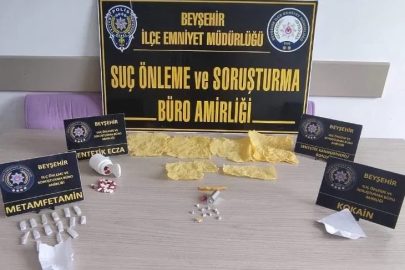 Beyşehir’deki uyuşturucu operasyonunda 2 şüpheli tutuklandı
