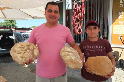 Burhaniye’de köy ekmeği sevildi
