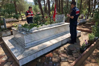 Jandarmadan şehit ailelerine vefa ziyareti
