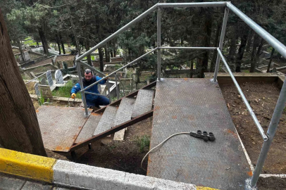 Mezarlıklarda erişim ve güvenlik artırılıyor
