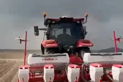 Kabak çekirdeği üretiminde önemli merkez olan Tomarza’da ekim sezonu başladı
