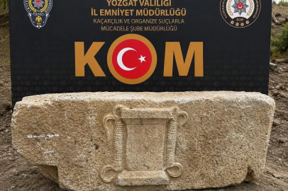 Yozgat’ta iki bin yıllık olduğu değerlendirilen lahit bulundu

