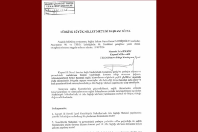 MHP’li Ersoy, Sindelhöyük Mahallesi’nin aile sağlığı merkezi talebini TBMM’ye taşıdı
