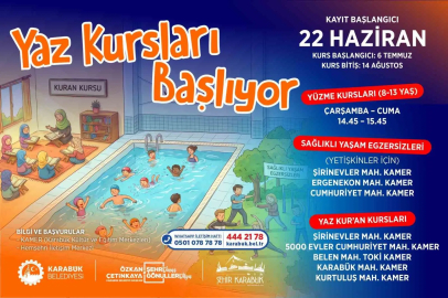 Karabük’te yaz kursları için kayıtlar başladı

