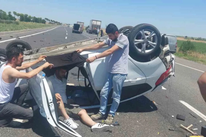 Tekirdağ’da trafik kazası: 3 yaralı

