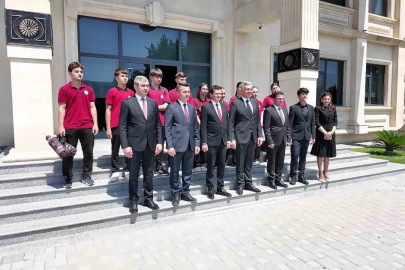Denizli heyetine Azerbaycan’da sıcak karşılama
