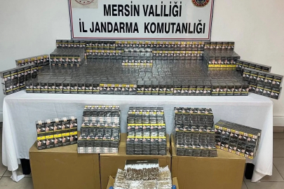 Mersin’de kaçak makaron operasyonu: 2 gözaltı
