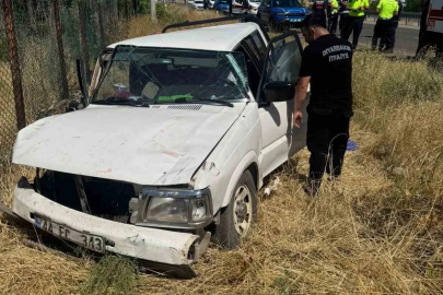 Diyarbakır’da pikap yoldan çıkıp takla attı: 7 yaralı
