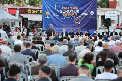 Başkan Ercan, ‘Vatandaş Soruyor, Başkan Cevaplıyor’ buluşmasında Saraycık Mahallesi sakinleri ile bir araya geldi
