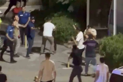 Kavga eden şahısların yakınları hastanede birbirlerine saldırdı
