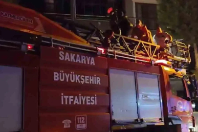Binaya girip bebek arabalarını yakan şüpheli yakalandı
