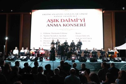 Erzincan’da Sanat Festivali Âşık Daimi eserleriyle başladı
