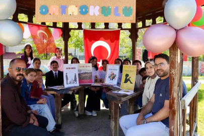 Eleşkirt’te öğrenciler okudukları kitapları sanatla anlattı
