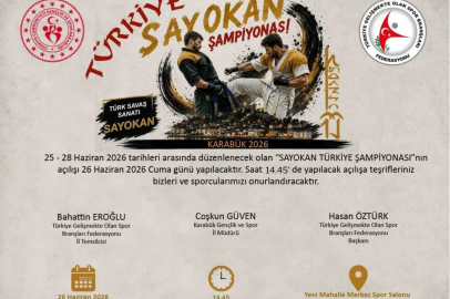 Karabük, Sayokan Türkiye Şampiyonası’na ev sahipliği yapacak
