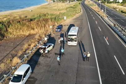 Emniyet ve zabıta güvenli ulaşım için sahada
