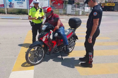 Bilecik’te 310 motosiklet sürücüsü kontrol edildi

