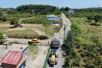 Terme’de yol çalışmalarında 200 milyon TL’yi aşan yatırım
