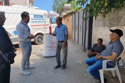 Mobil sigara bırakma polikliniği umut oluyor
