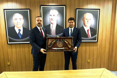 Ülkü Ocakları İl Başkanı Emirler’den MHP lideri Bahçeli’ye ziyaret
