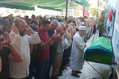 Derbent Barajı’nda ölü bulunan 2 çocuk annesi kadın, son yolculuğuna uğurlandı
