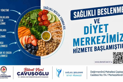 Denizli Büyükşehir ücretsiz diyetisyen hizmeti sunuyor
