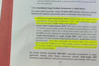 Gebze’deki çöken bina ile ilgili nihai rapor savcılığa sunuldu
