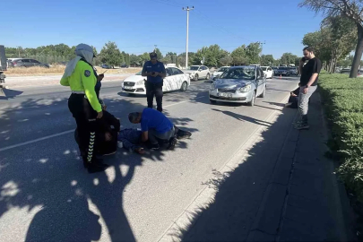 Otomobilin çarptığı bisikletli ağır yaralandı

