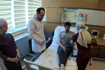 Dakikalarla yarışılan operasyonda hayat kurtaran müdahale
