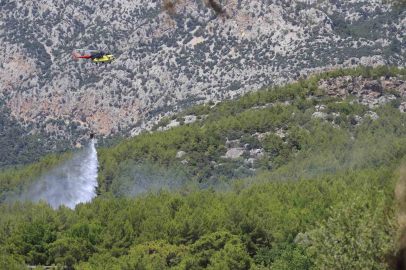 Antalya’da ormanlık alanda çıkan yangın büyümeden kontrol altına alındı
