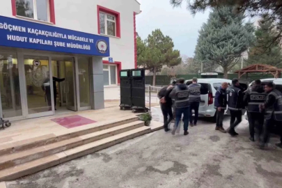 Konya merkezli göçmen kaçakçılığı operasyonunda 10 tutuklama
