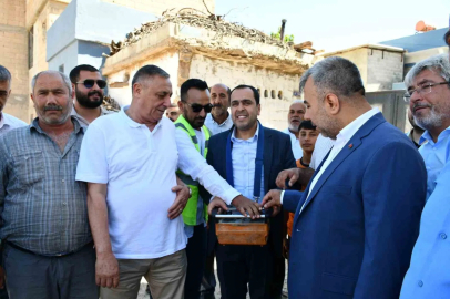 Birecik Belediyesinden Kural Mahallesine taziye evi

