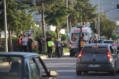 Kaza sonrasında dili boğazına kaçan çocuğu vatandaş kurtardı
