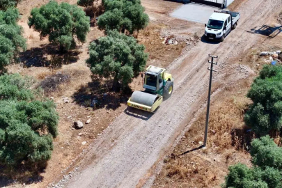 Didim’de yol çalışmaları sürüyor
