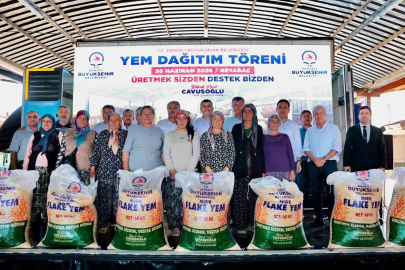 Beyağaçlı 374 üreticiye yem desteği sağlandı
