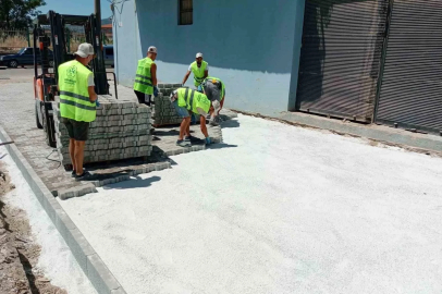 Germencik’te üstyapı çalışmaları başladı
