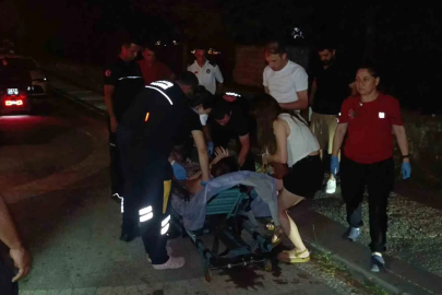Genç kadının mazgala sıkışan ayağı itfaiye ekibi sayesinde kurtarıldı
